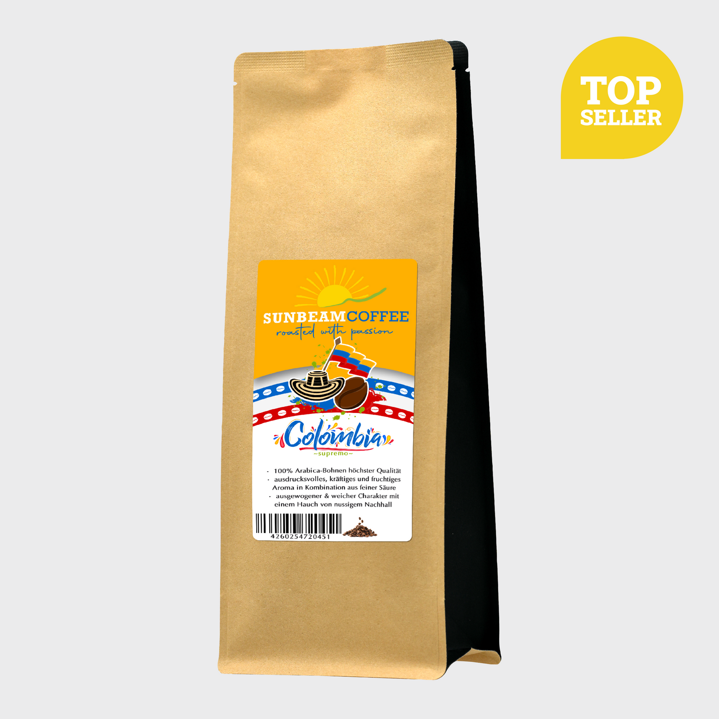 Colombia Supremo 100 % feinster Arabica Kaffee