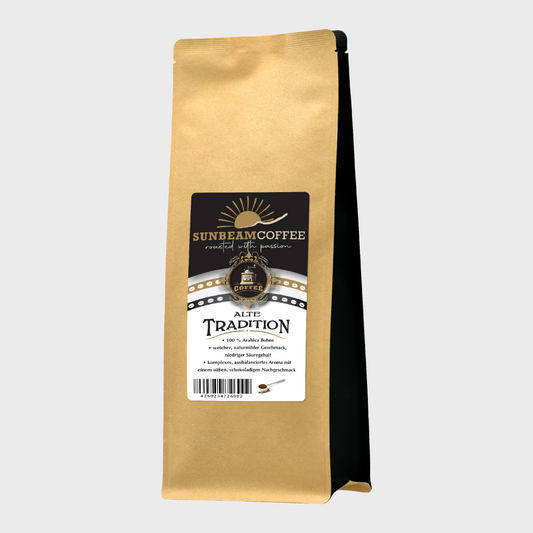 Alte Tradition 100 % feinster Arabica Kaffee