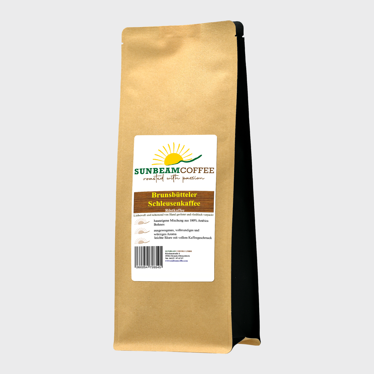 Brunsbütteler Schleusen 100 % feinster Arabica Kaffee